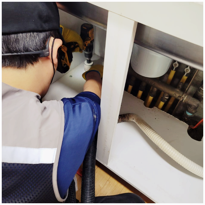 안양싱크대막힘 배관 내시경 점검